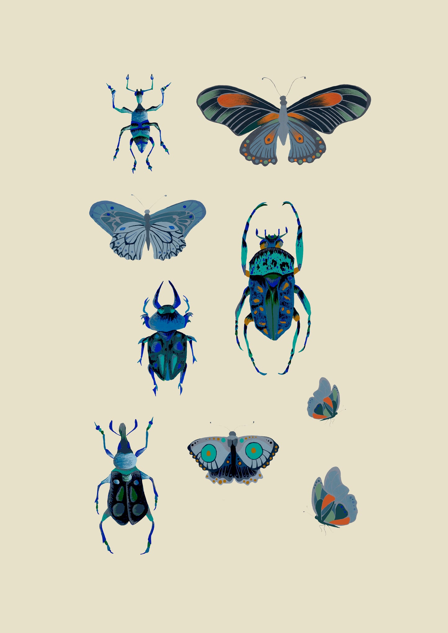 Insects Art Print