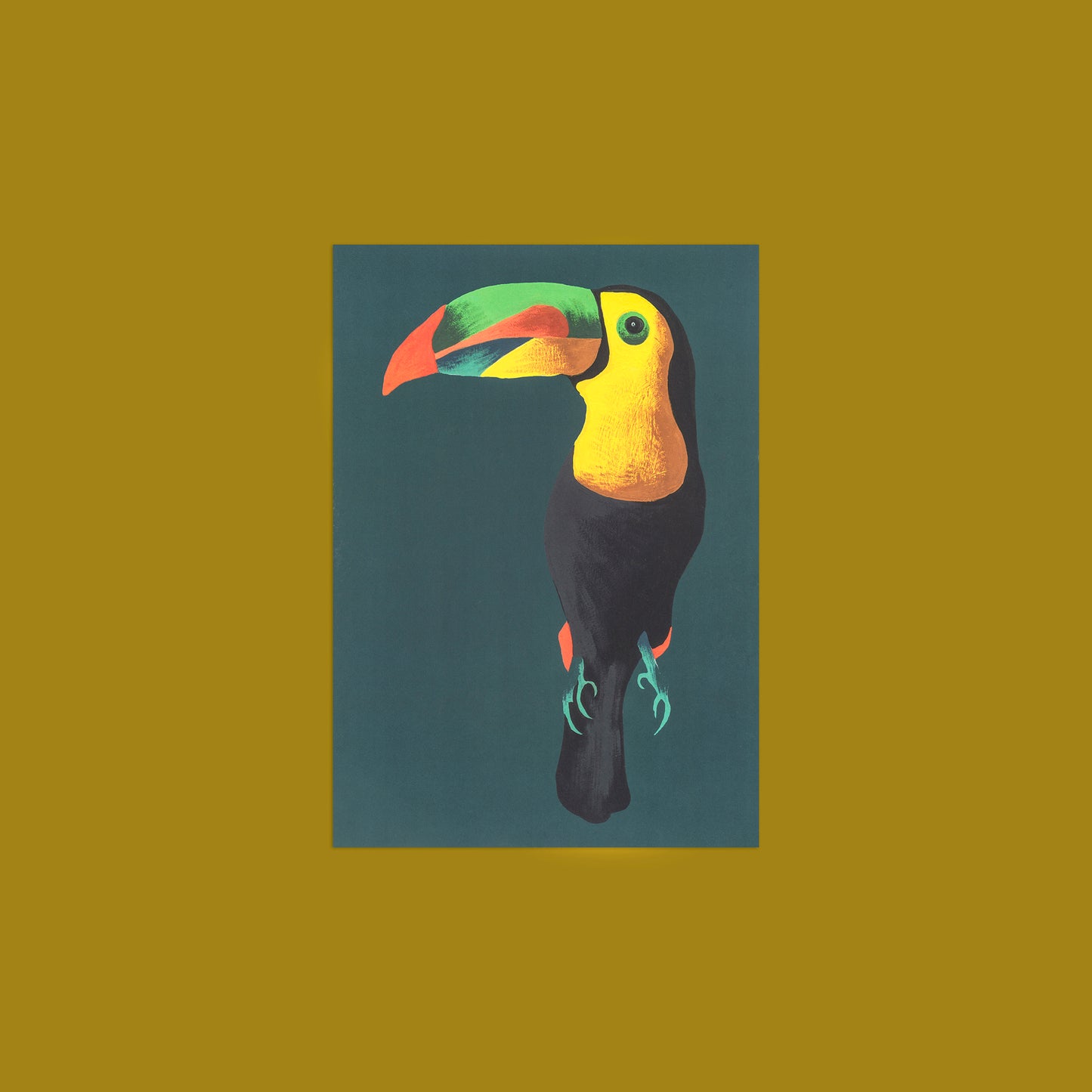 Toucan Greeting Card.