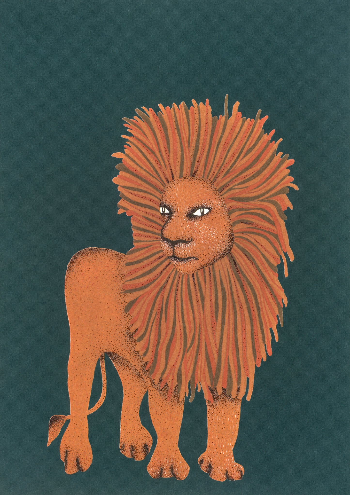 Lion Greeting Card