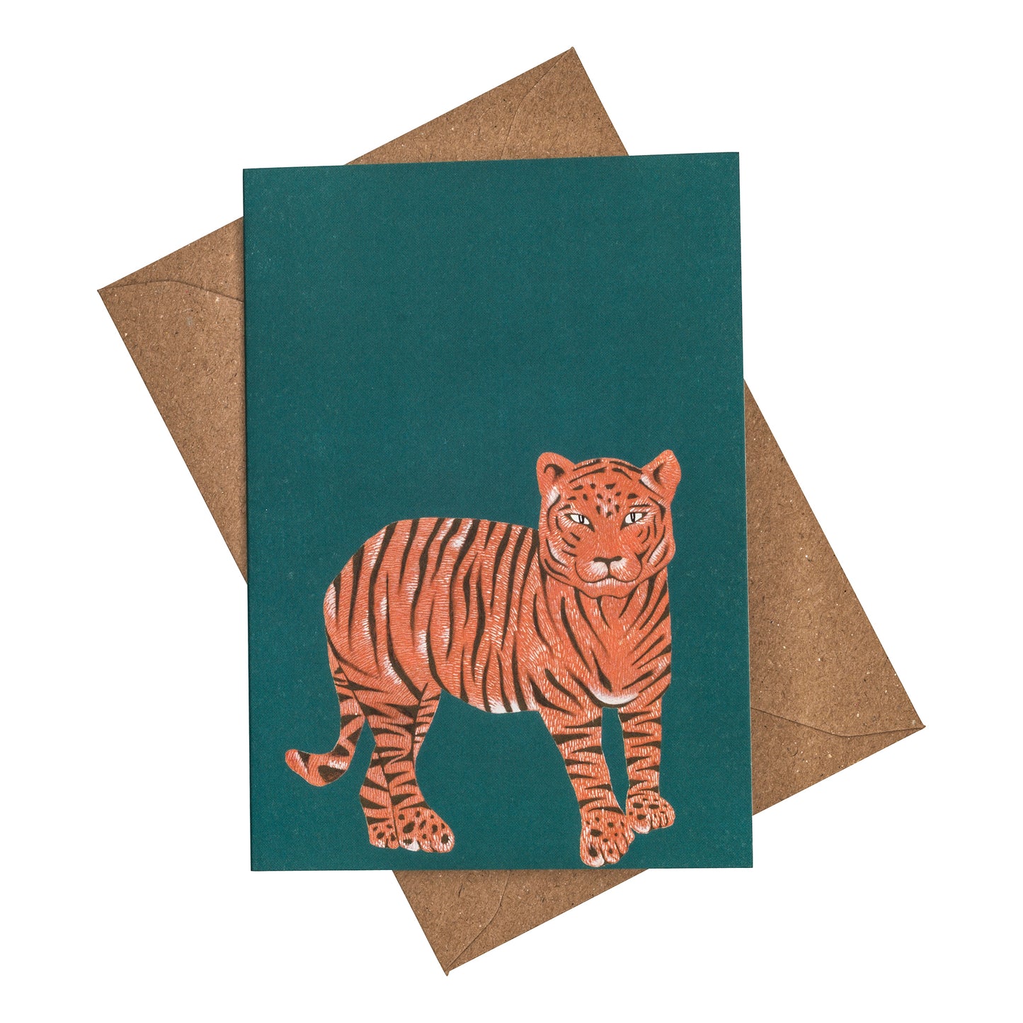 Tiger Tiger Greeting Card