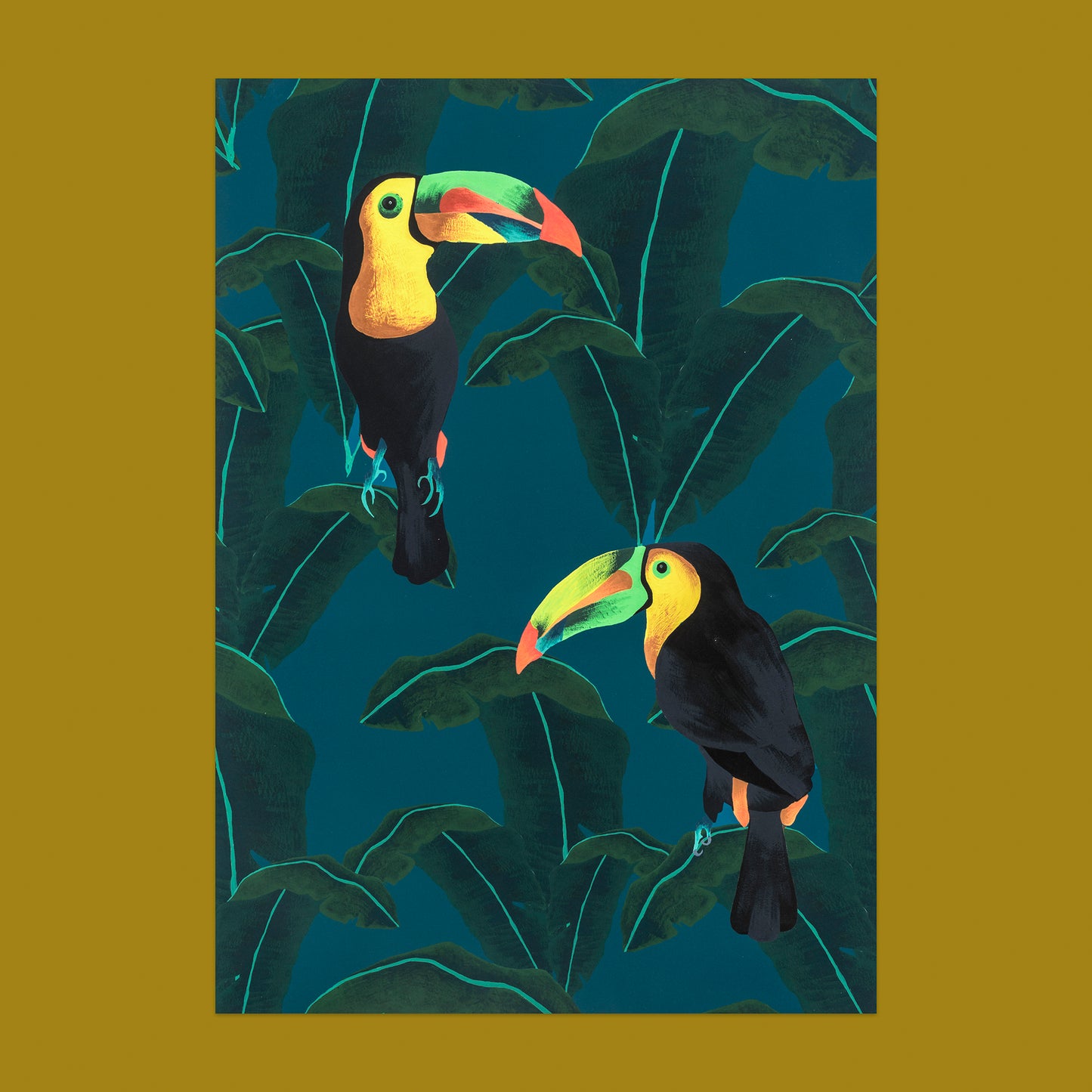 Two Toucans Greeting Card