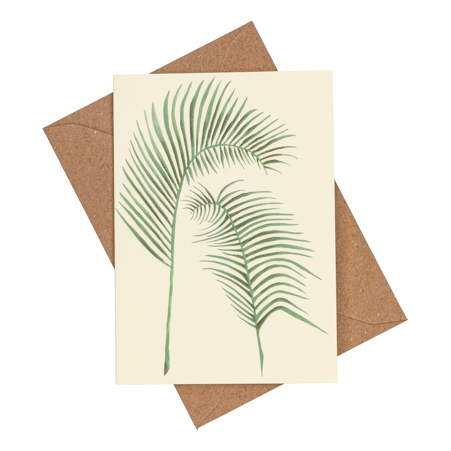 Set of five tropical cards