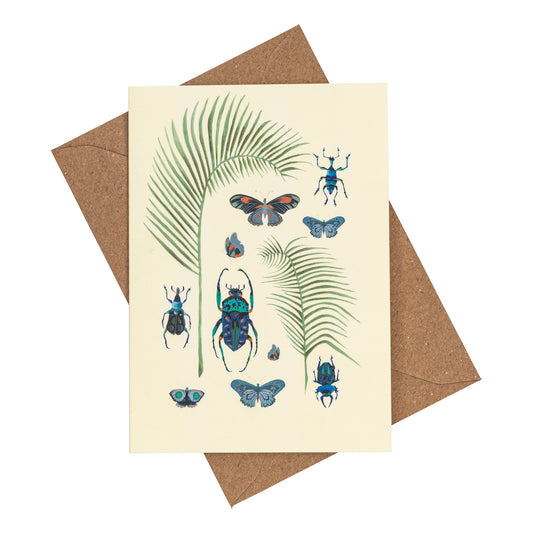 Palms and Insects Greeting Card