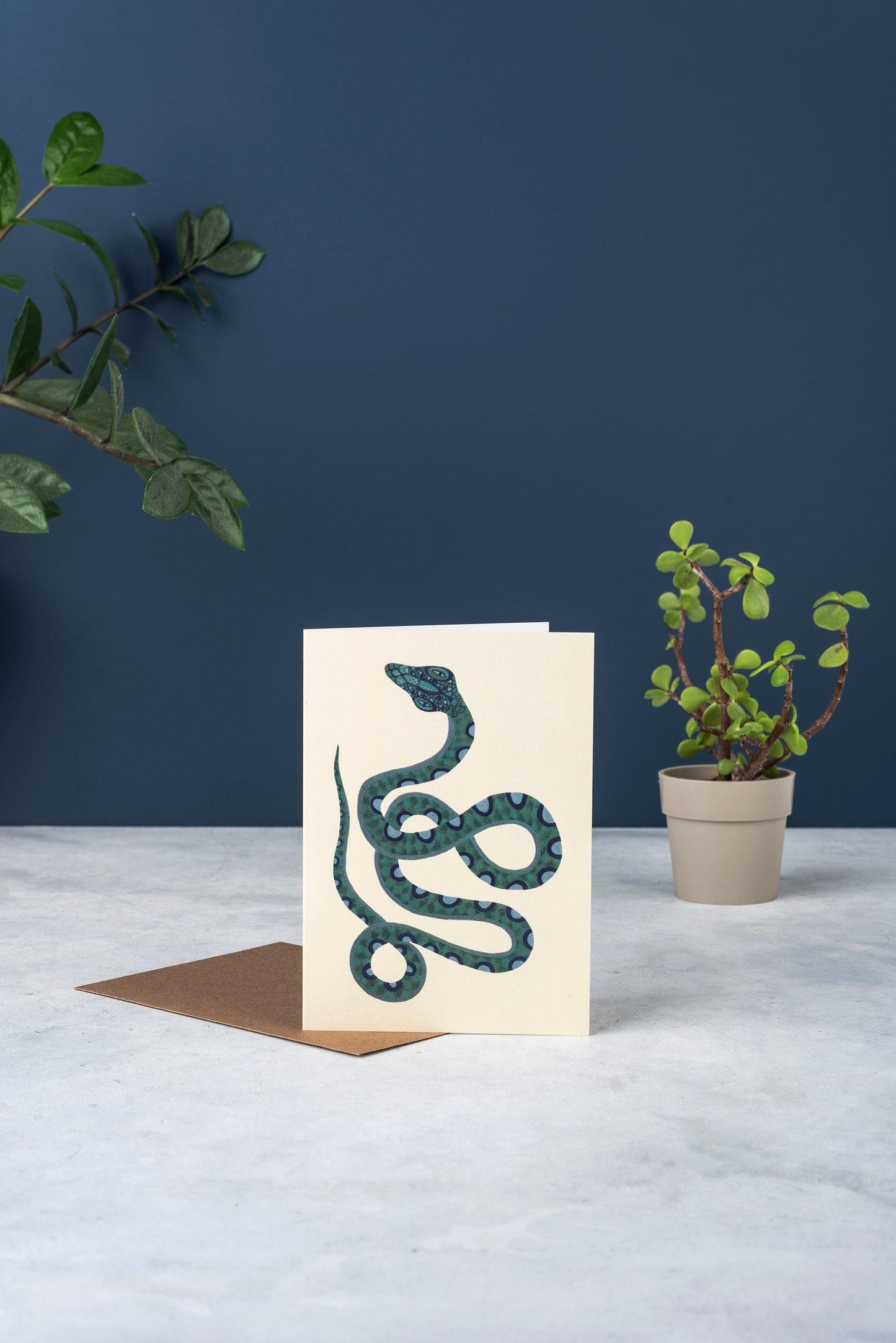 Serpentine Greeting Card